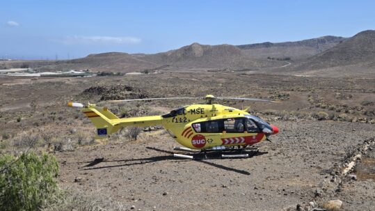 Helicóptero medicalizado del Servicio de Urgencias Canario (SUC)